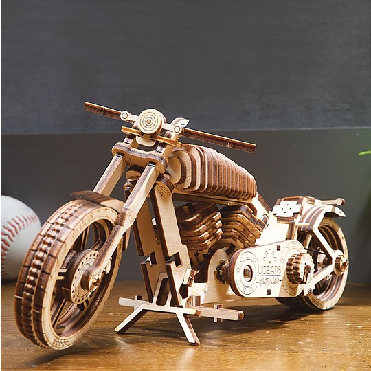 Construye esta moto de madera con tus propias manos