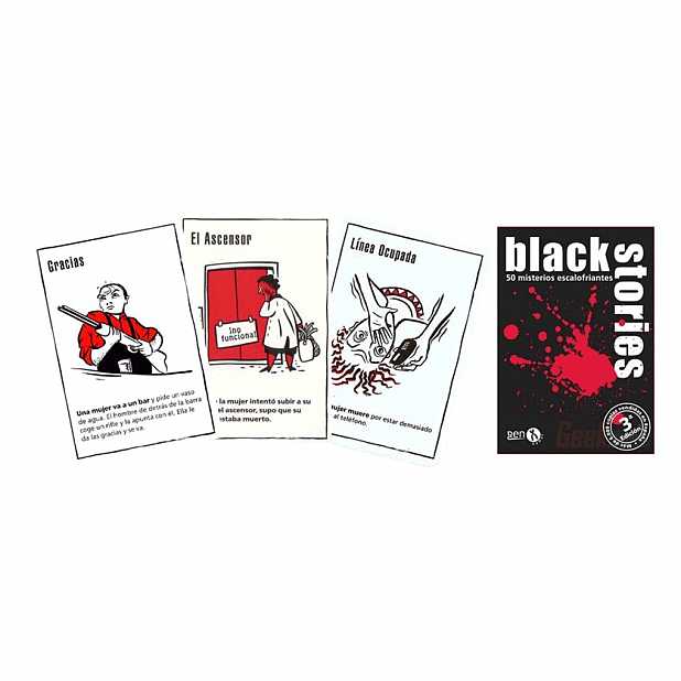 Black Stories, Misterios Escalofriantes  LudikaRus - Los Juegos ¡Sobre  la mesa!