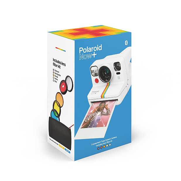  Polaroid Now i-Type - Cámara instantánea, película de color  blanco + Polaroid y funda para cámara y correa para el cuello : Electrónica