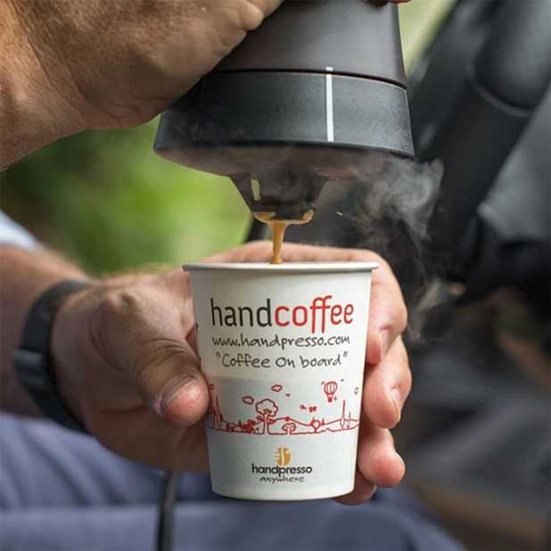 Handcoffee Auto cafetera para el coche - Handpresso