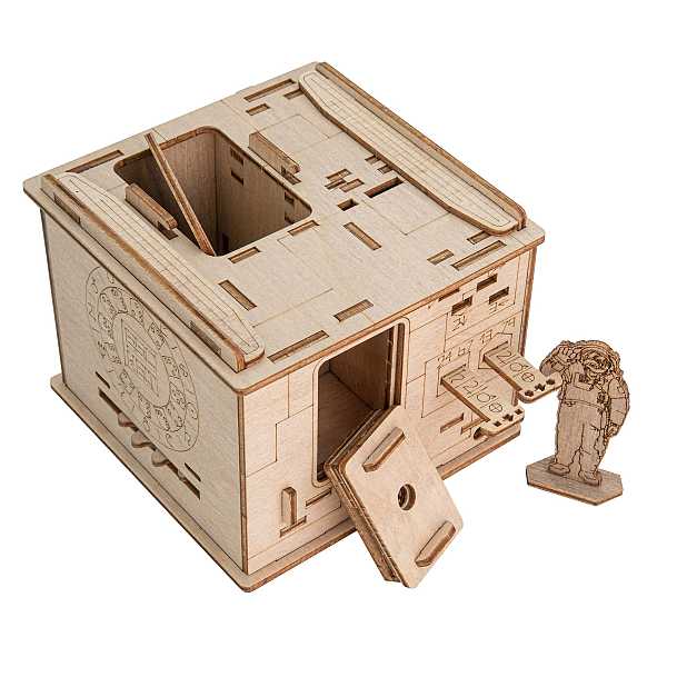 Caja secreta Space Box. Curiosite