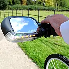 Un retrovisor para bicicleta muy seguro