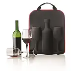 Un estuche para vino de diseño impecable