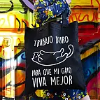 La tote bag para los locos de los gatos