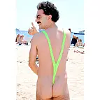 Parte trasera del Mankini