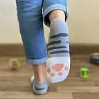 Estampado de patitas de gato 