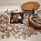 Unos puzzles de madera muy elegantes que le darán vida a tus animales favoritos