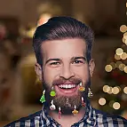 Adornos de Navidad para la barba