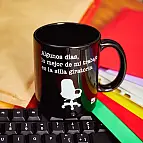 Taza con mensaje para compañeros de curro