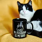 Una taza para locos de los gatos