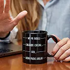 Esta taza tiene una advertencia: hasta que no me acabe el café no me hables