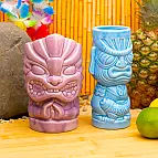 Dos vasos tiki muy originales