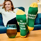 Y un mensaje en la planta "Si puedes leer esto, tráeme cerveza"