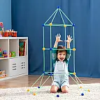 Kit de construcción de fuertes para niños