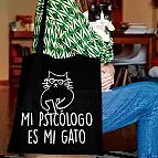 Una tote bag para locos de los gatos