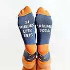 Y el mensaje: Si puedes leer eso, traéme pizza