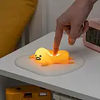 Lámpara 3D en forma del huevo frito más famoso: Gudetama