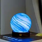 Modelo nube polar con luz azul