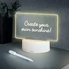 Pizarra LED para escribir mensajes