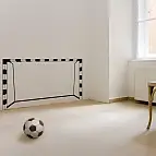 Un campo de fútbol en casa