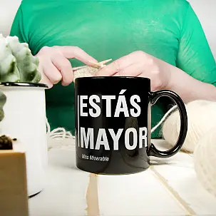 Taza para cumpleaños Estás mayor