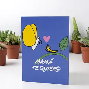 Tarjeta de felicitación para mamá