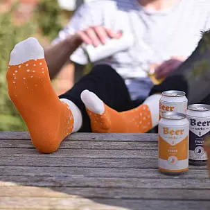 Calcetines para fans de la cerveza