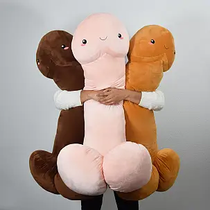 Pene de peluche gigante