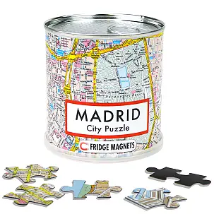 Puzzle magnético del plano de Madrid