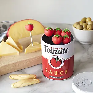 Tenedores de aperitivo con forma de tomatitos