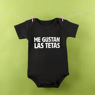 Body para bebé Me gustan las tetas