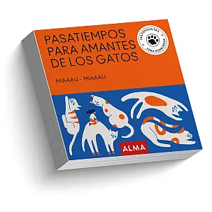 Libro de pasatiempos para amantes de los gatos