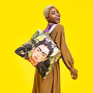 Bolsa reutilizable de tela con estampado de Frida Kahlo 