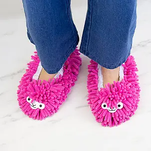 Zapatillas de andar por casa llamas atrapapolvo