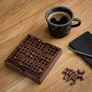 Juego de Sudoku de madera