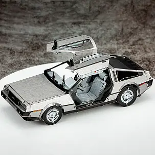 Kit de construcción 3D de Metal Earth: DeLorean Regreso al Futuro