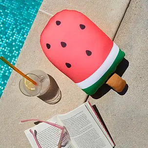 Cojín de playa con forma de helado