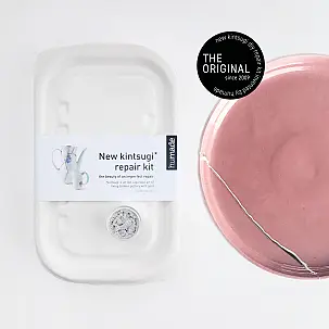 Kit Kintsugi para reparar cerámica rota con plata