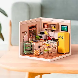 Maqueta de estancias de casa en miniatura para montar uno mismo