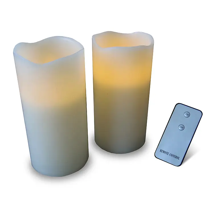 Velas LED con mando a distancia