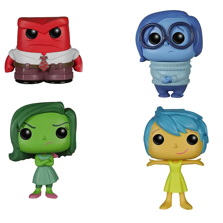 Los muñecos de vinilo de Inside Out