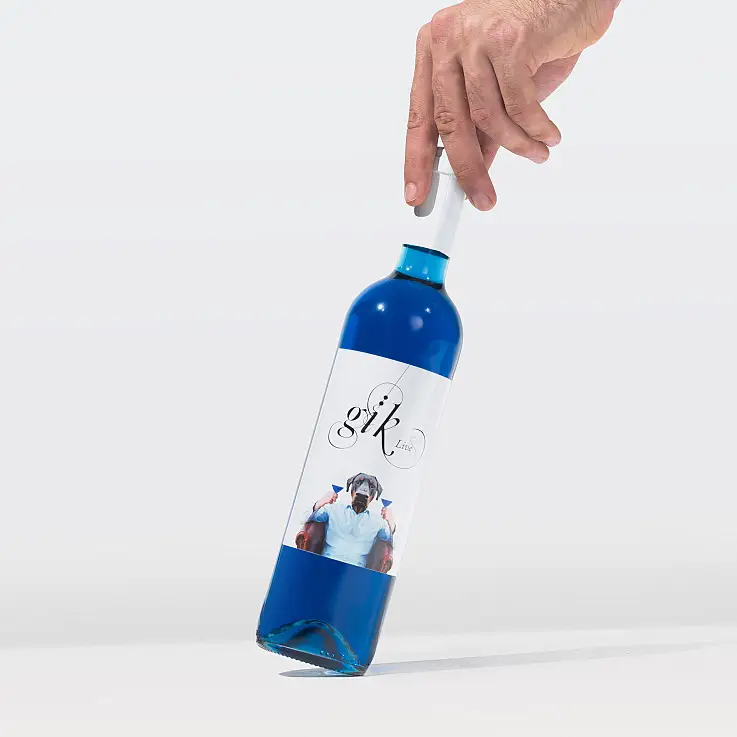 Gïk Live! es vino azul: una experiencia revolucionaria