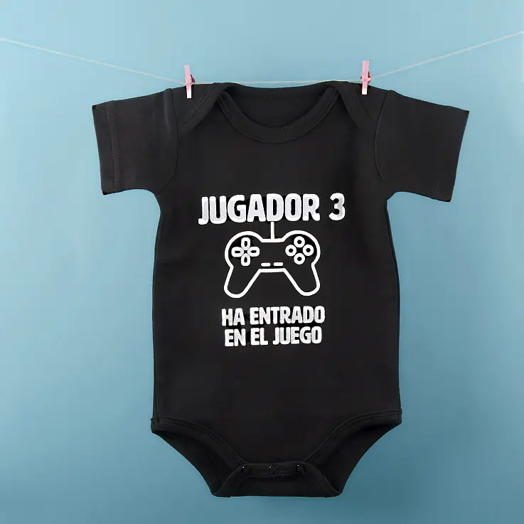 El body para bebés con un futuro gamer