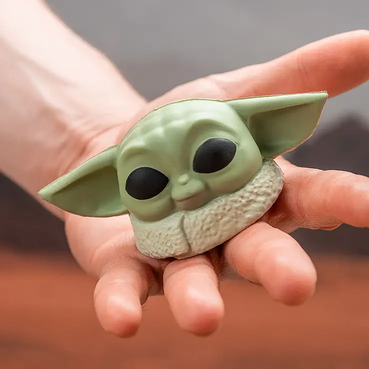 Baby Yoda en versión pelota antiestrés