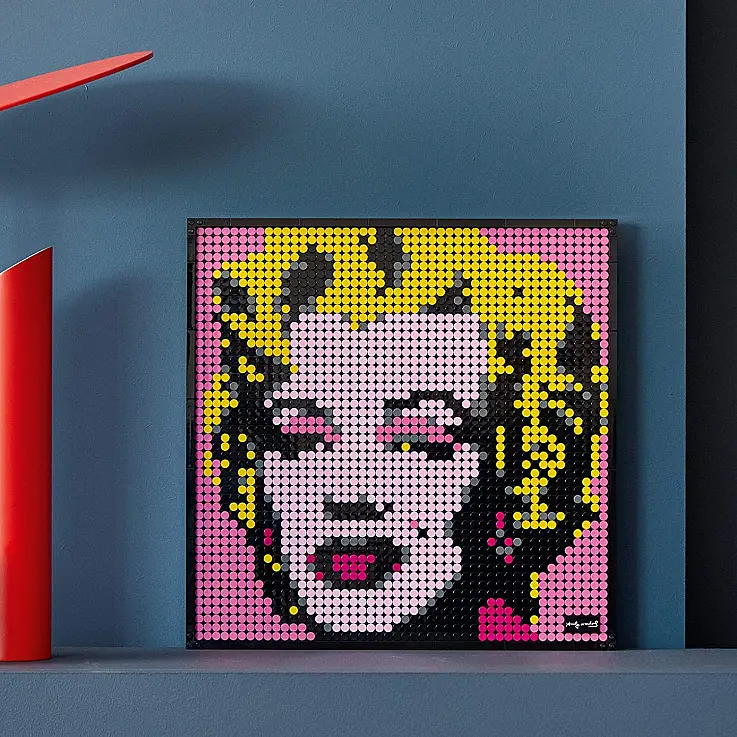 Set de LEGO Marilyn Monroe de Andy Warhol