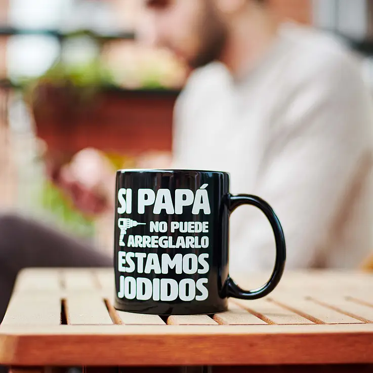 Esta taza le hará sonreír