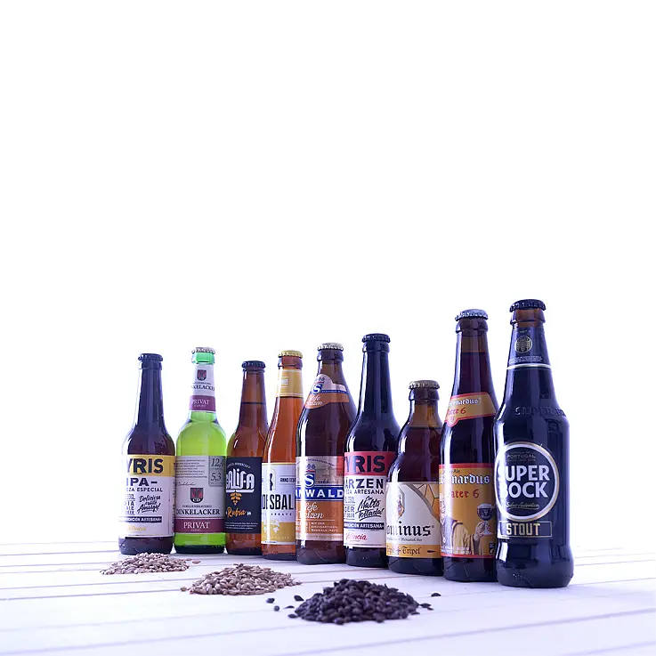 Pack de nueve cervezas de nueve estilos diferentes