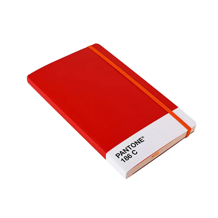 Libreta grande Pantone Roja y Naranja.