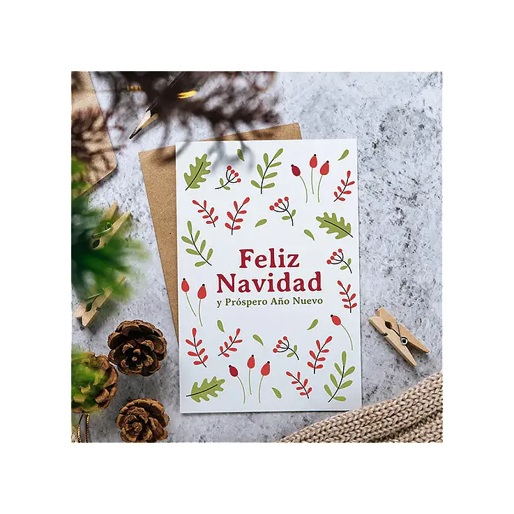 Postal de Navidad plantable