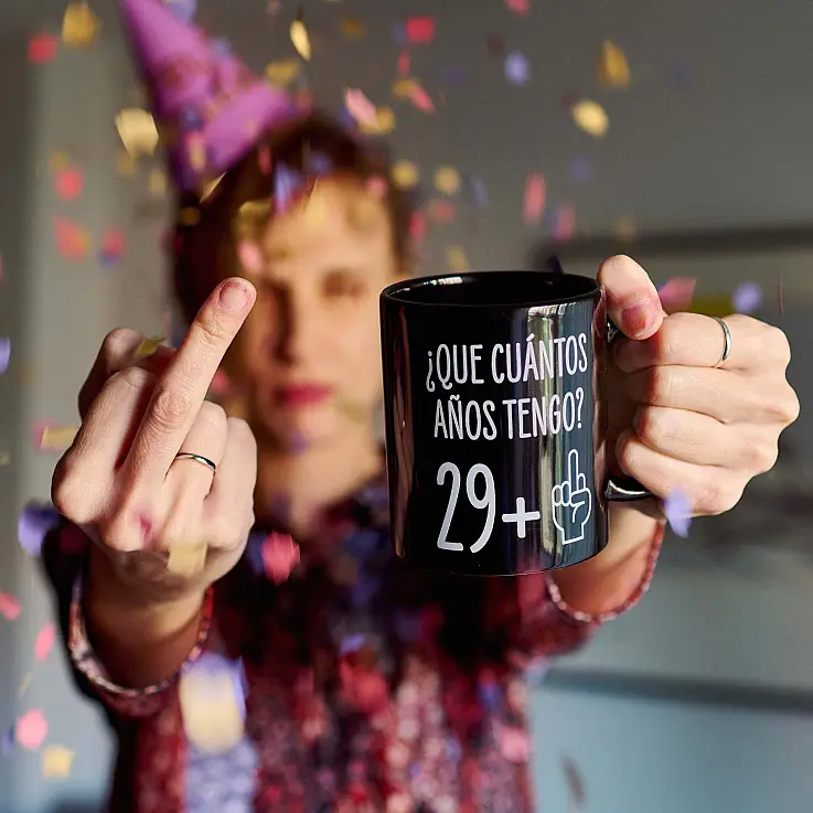 La taza de cumpleaños para treintañeros